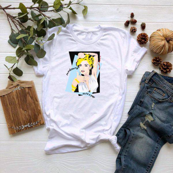 Madonna Licensed Strike A Pose Tshirt Madonna Licensed Strike A Pose Tshirt
