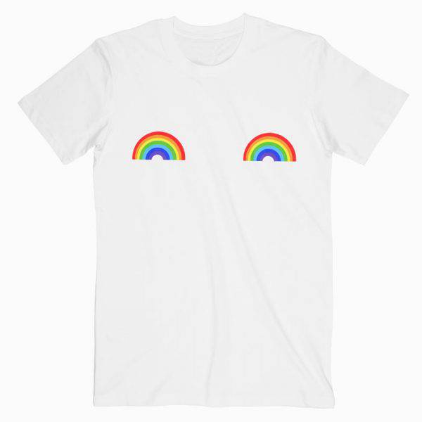 Rainbow Boobs Tshirt Rainbow Boobs Tshirt