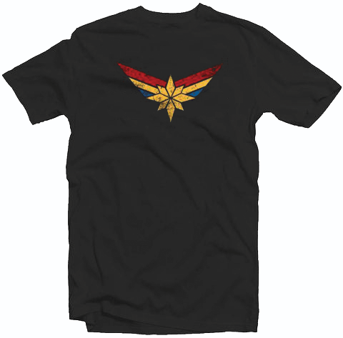 Captain Marvel Logo Tshirt Captain Marvel Logo Tshirt
