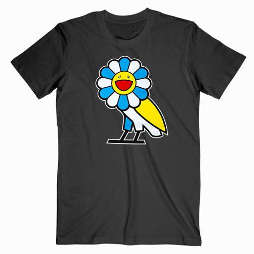 Drake Wears OVO x Takashi Murakami Tshirt Drake Wears OVO x Takashi Murakami Tshirt