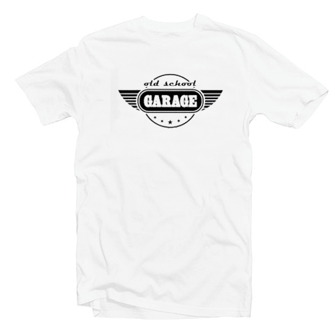 Old School Garage Tshirt Old School Garage Tshirt