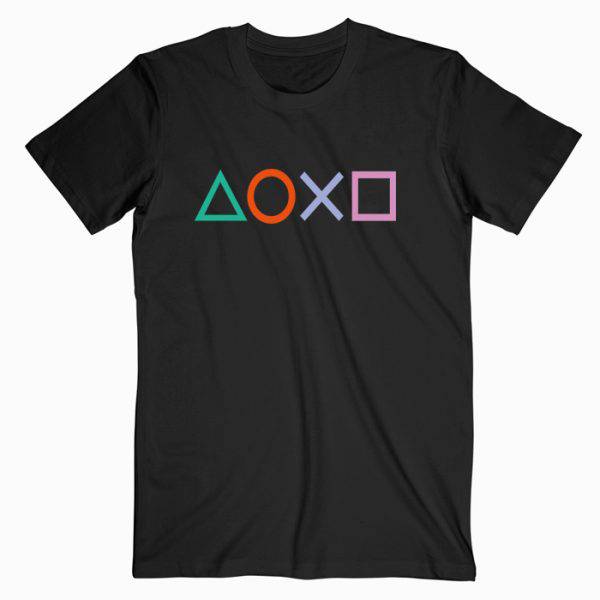 Playstation Button Logo Tshirt Playstation Button Logo Tshirt