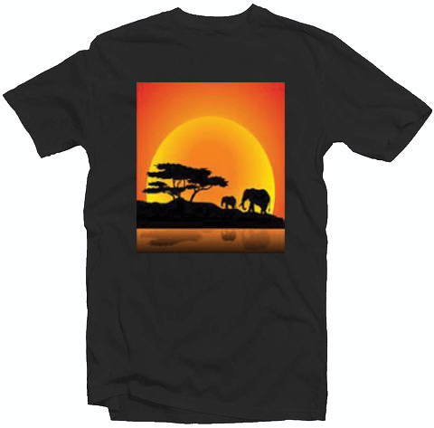 Proud African Savannah Wildlife Tshirt Proud African Savannah Wildlife Tshirt