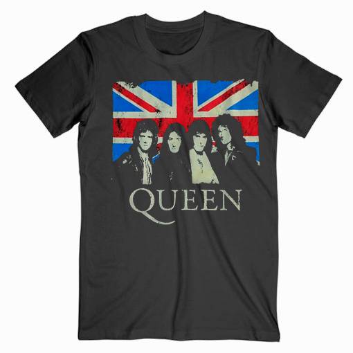 Queen England Flag Music Tshirt Queen England Flag Music Tshirt