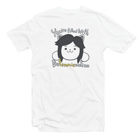 Undertale Detemmienation Temmie Tshirt Undertale Detemmienation Temmie Tshirt