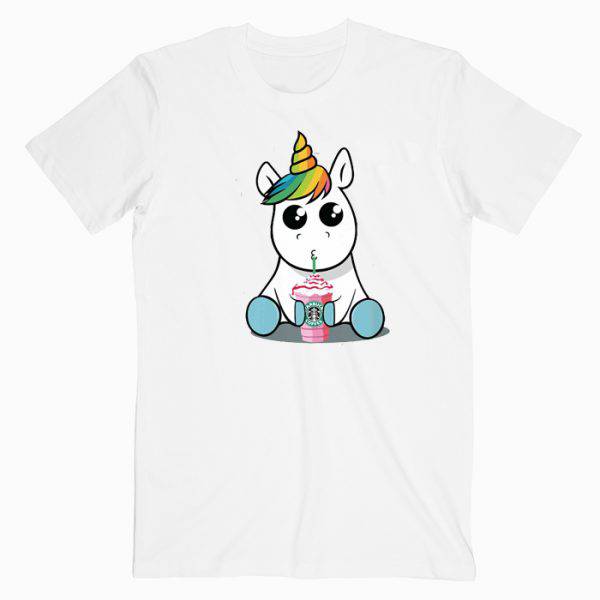 Unicorn Drink Coffee On Starbuck Tshirt Unicorn Drink Coffee On Starbuck Tshirt