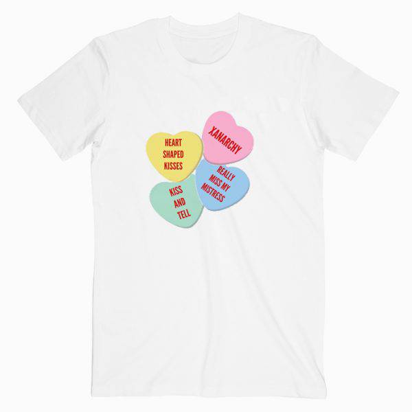 Xanarchy Heart Shaped Tshirt Xanarchy Heart Shaped Tshirt