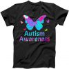 Autism Awareness Butterflies Tshirt