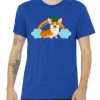 Corgi St. Patrick's Day Rainbow Tshirt