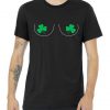 Funny Boob Novelty Shamrocks Tshirt