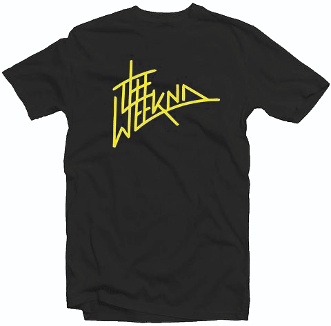 The Weekend Font Tshirt The Weekend Font Tshirt