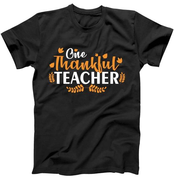 One Thankful Teacher Tshirt One Thankful Teacher Tshirt