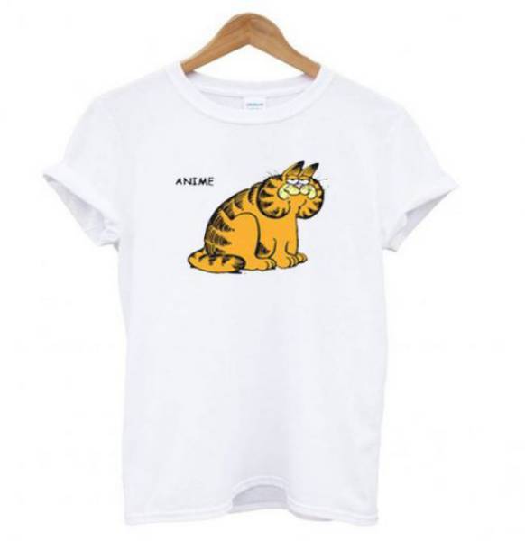 Anime Garfield Tshirt Anime Garfield Tshirt
