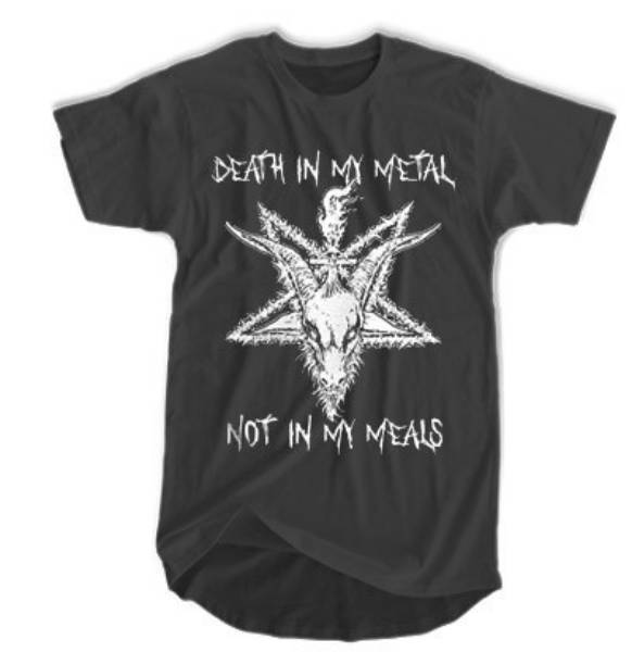 Death in my metal not in my meals Tshirt Death in my metal not in my meals Tshirt