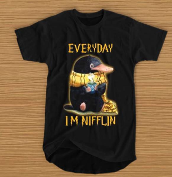 Fantastic Beasts Niffler everyday I’m Nifflin Tshirt Fantastic Beasts Niffler everyday I’m Nifflin Tshirt