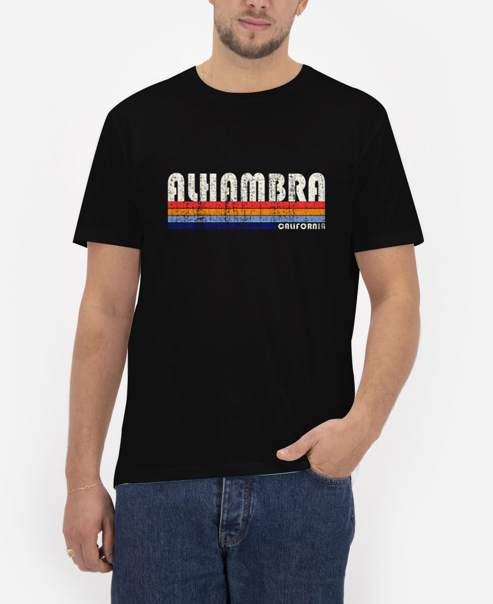 Alhambra-California-T-Shirt-For-Women-And-Men-S-3XL Alhambra-California-T-Shirt-For-Women-And-Men-S-3XL