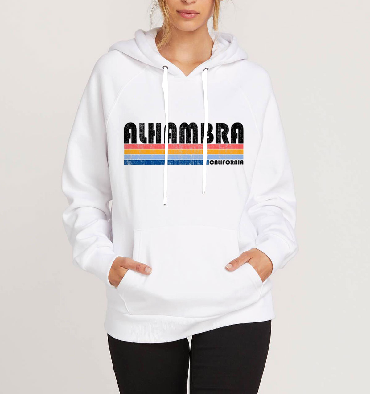 Alhambra-California-White-Hoodie-Unisex-Adult-Size-S-3XL Alhambra-California-White-Hoodie-Unisex-Adult-Size-S-3XL