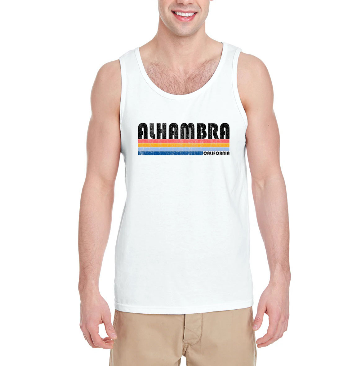 Alhambra-California-White-Tank-Top-For-Women-And-Men-S-3XL Alhambra-California-White-Tank-Top-For-Women-And-Men-S-3XL