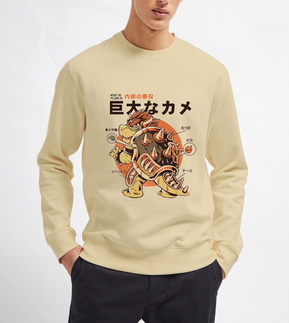 Bowserzilla-Sweatshirt-Unisex-Adult-Size-S-3XL Bowserzilla-Sweatshirt-Unisex-Adult-Size-S-3XL