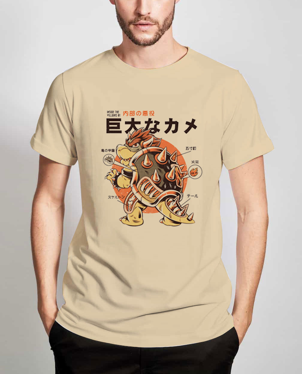 Bowserzilla-T-Shirt-For-Women-And-Men-S-3XL Bowserzilla-T-Shirt-For-Women-And-Men-S-3XL