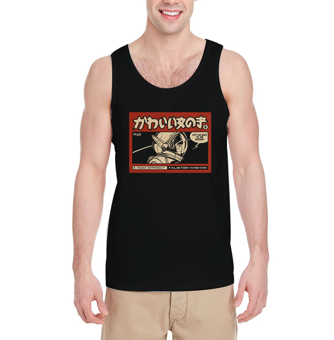 Kawaii-Astronaut-Tank-Top-For-Women-And-Men-S-3XL Kawaii-Astronaut-Tank-Top-For-Women-And-Men-S-3XL