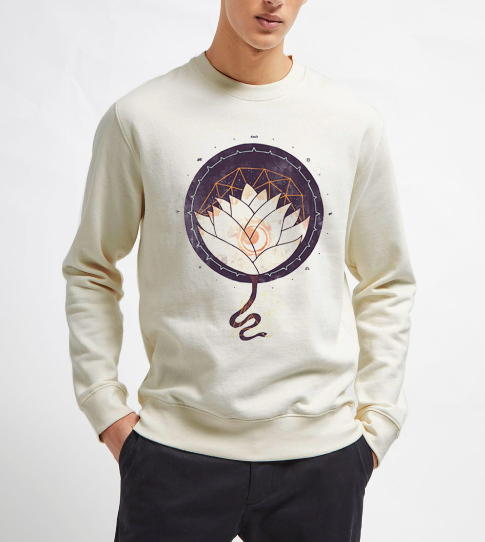 Lotus-Sweatshirt-Unisex-Adult-Size-S-3XL Lotus-Sweatshirt-Unisex-Adult-Size-S-3XL