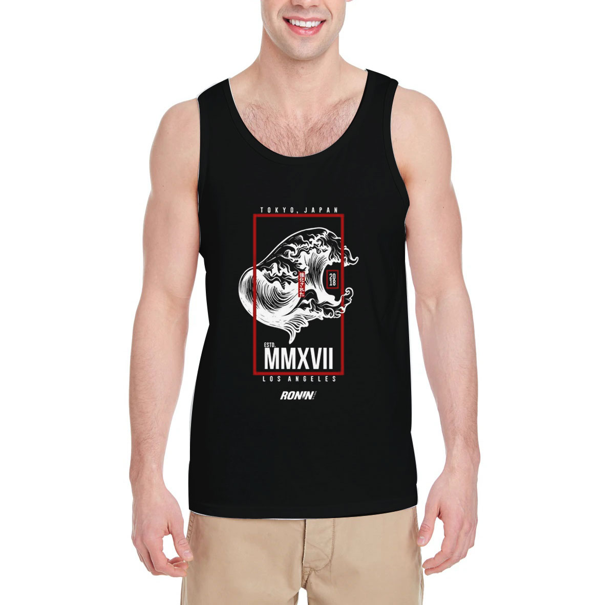 Roninsutairu-Tank-Top-For-Women-And-Men-S-3XL Roninsutairu-Tank-Top-For-Women-And-Men-S-3XL