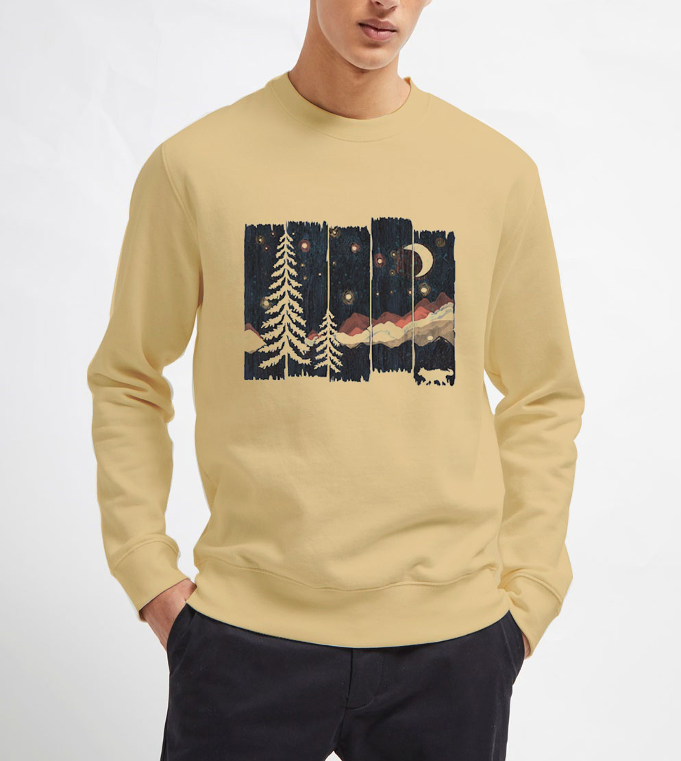 Starry-Night-In-The-Mountains-Sweatshirt-Unisex-Adult-Size-S-3XL Starry-Night-In-The-Mountains-Sweatshirt-Unisex-Adult-Size-S-3XL