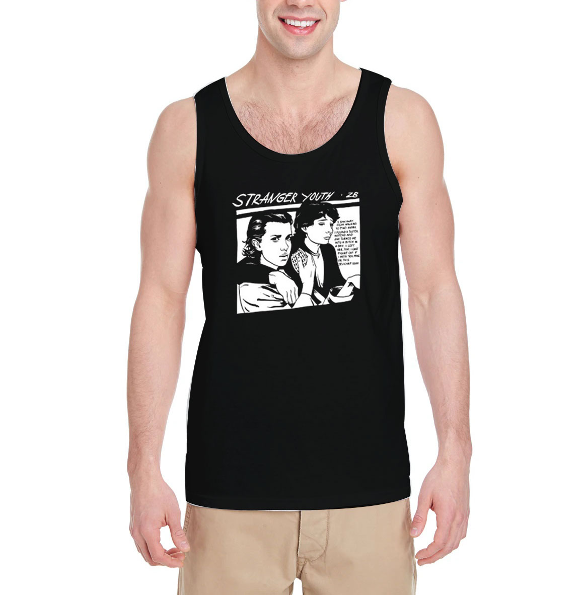Stranger-Youth-Black-Tank-Top-For-Women-And-Men-S-3XL Stranger-Youth-Black-Tank-Top-For-Women-And-Men-S-3XL