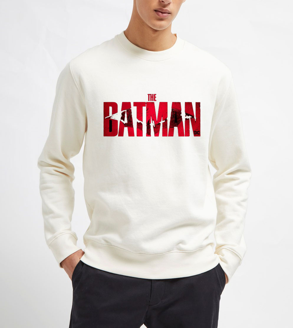 The-Batman-White-Sweatshirt-Unisex-Adult-Size-S-3XL The-Batman-White-Sweatshirt-Unisex-Adult-Size-S-3XL