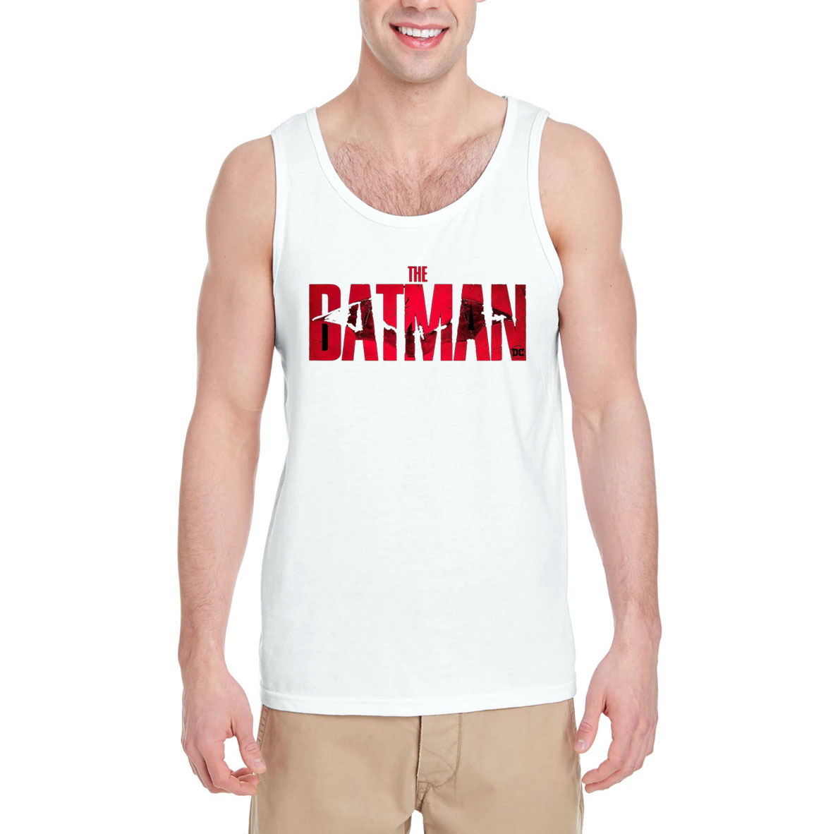 The-Batman-White-Tank-Top-For-Women-And-Men-S-3XL The-Batman-White-Tank-Top-For-Women-And-Men-S-3XL