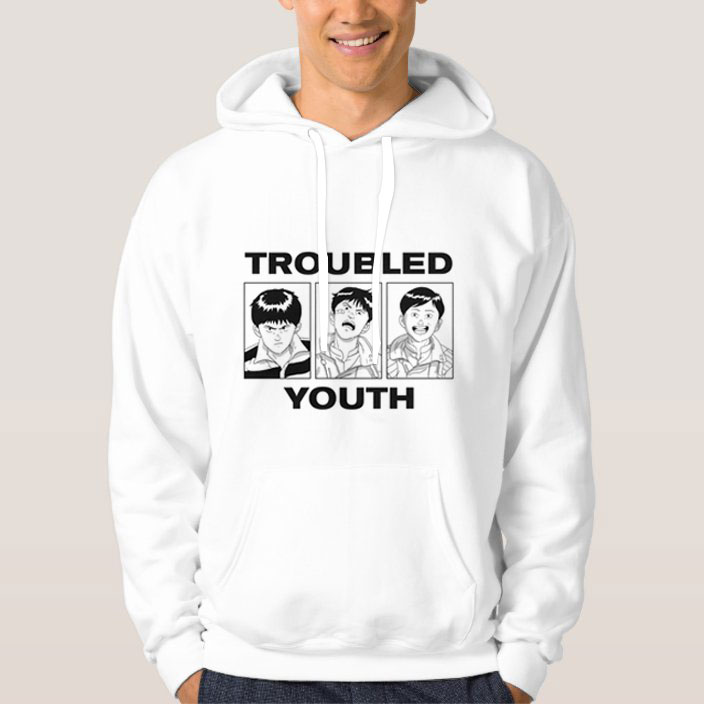 Troubled-Youth-White-Hoodie-Unisex-Adult-Size-S-3XL Troubled-Youth-White-Hoodie-Unisex-Adult-Size-S-3XL