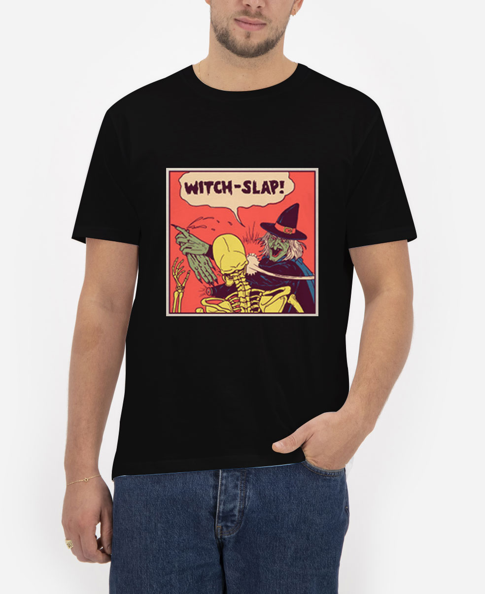 Witch-Slap-Black-T-Shirt-For-Women-And-Men-S-3XL Witch-Slap-Black-T-Shirt-For-Women-And-Men-S-3XL