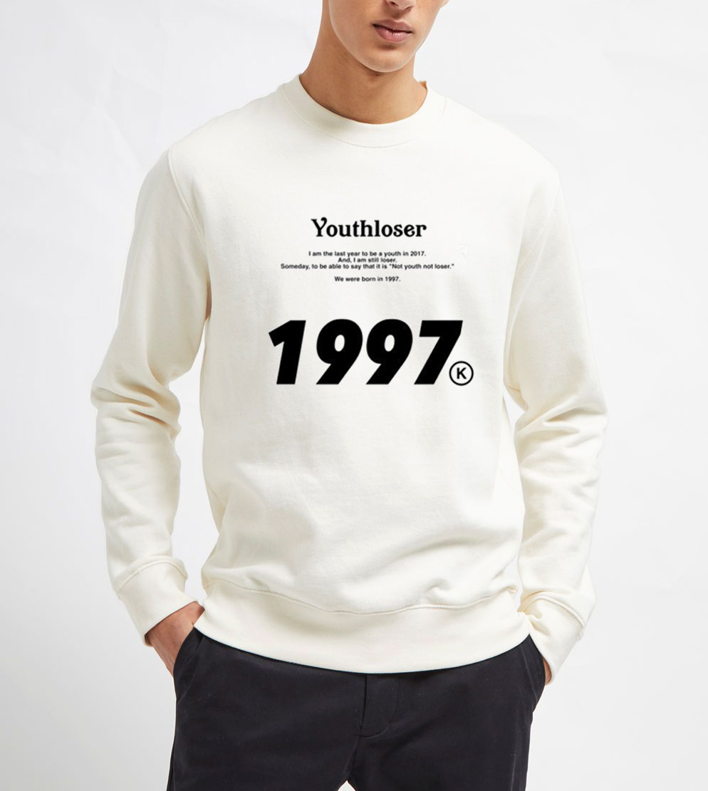 Youth-Loser-White-Sweatshirt-Unisex-Adult-Size-S-3XL