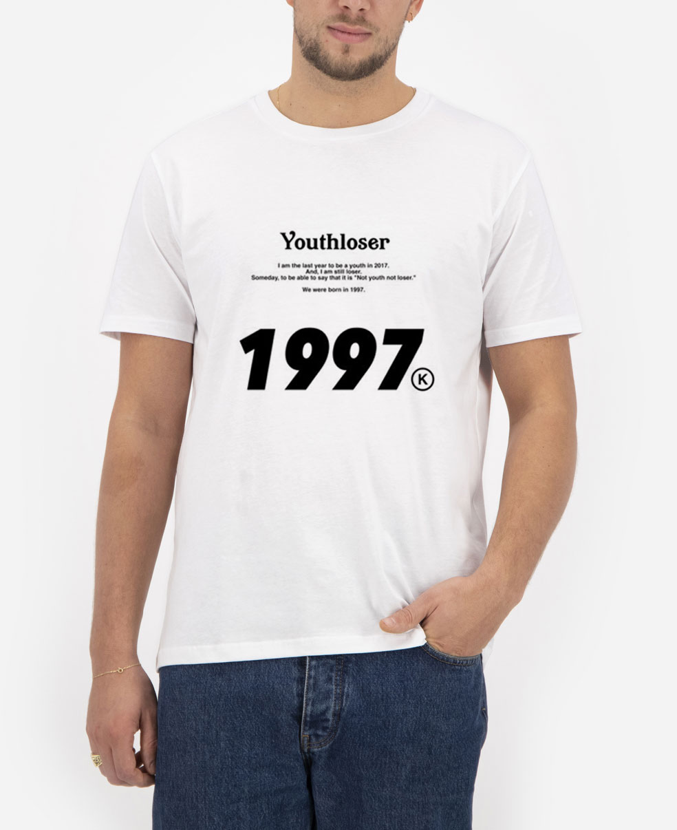 Youth-Loser-White-T-Shirt-For-Women-And-Men-S-3XL