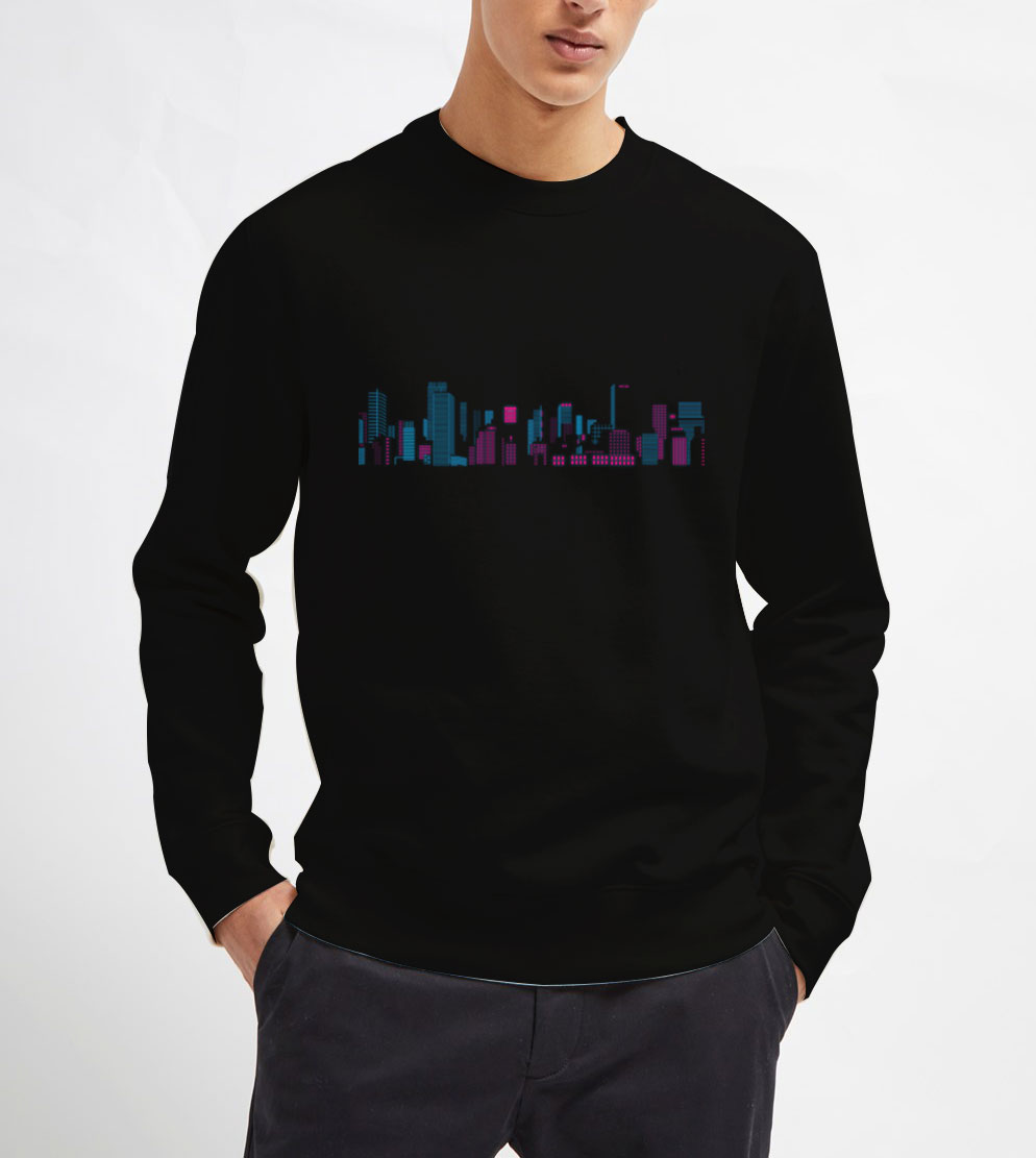 City-Lights-Sweatshirt-Unisex-Adult-Size-S-3XL City-Lights-Sweatshirt-Unisex-Adult-Size-S-3XL