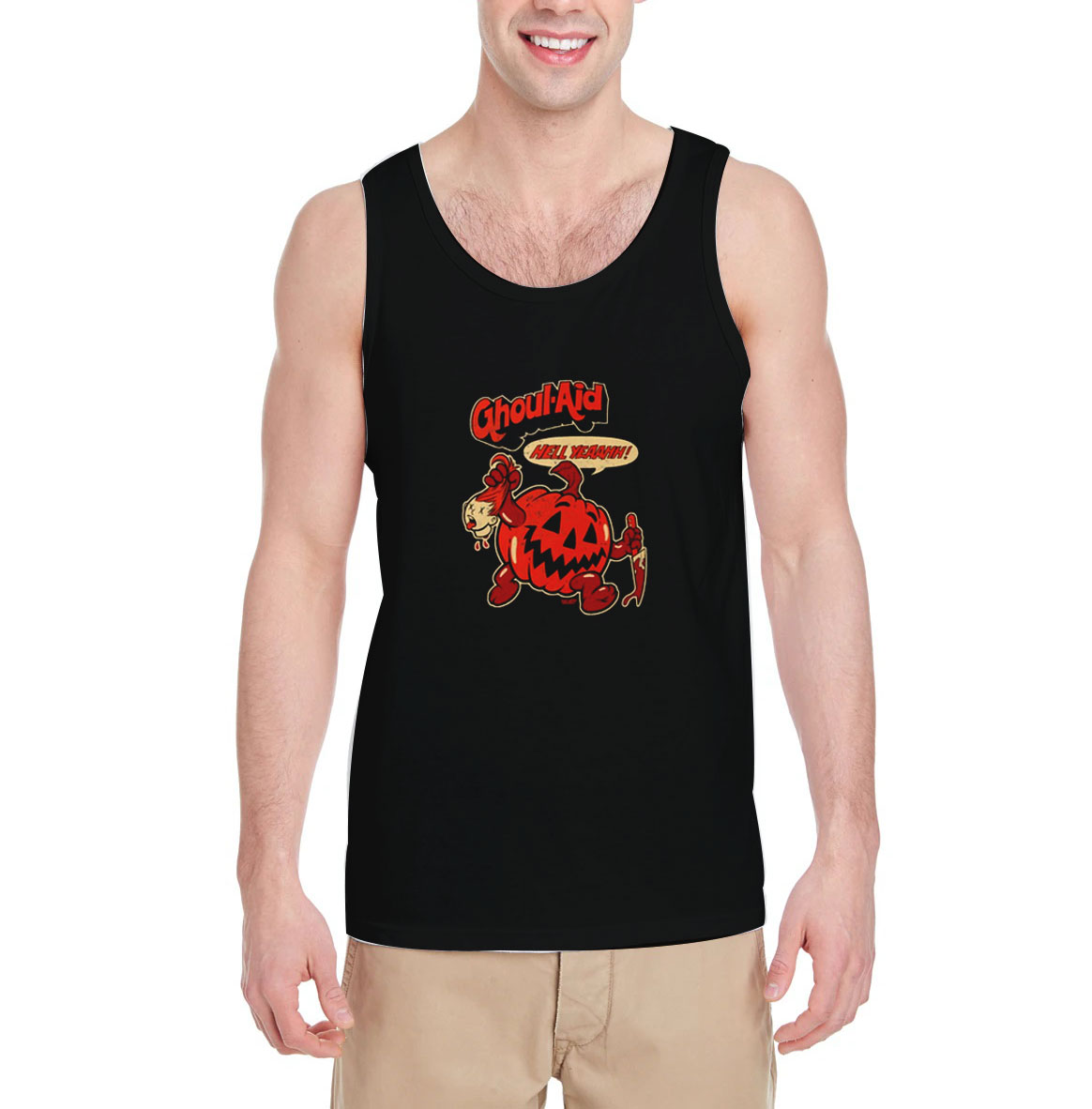 Ghoul-Aid-Pumpkin-Black-Tank-Top Ghoul-Aid-Pumpkin-Black-Tank-Top