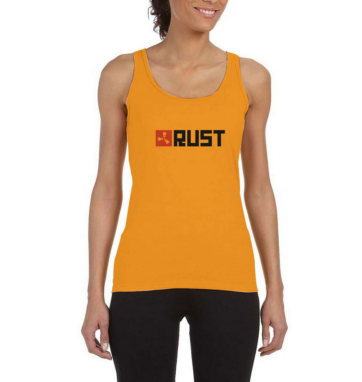 Rust-Game-Artwork-Orange-Tank-Top