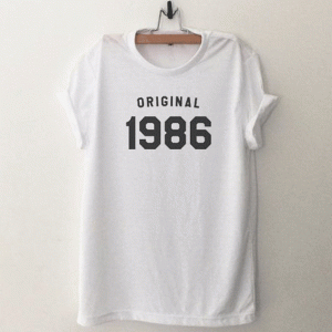 32nd birthday gift for her 1986 Tshirt