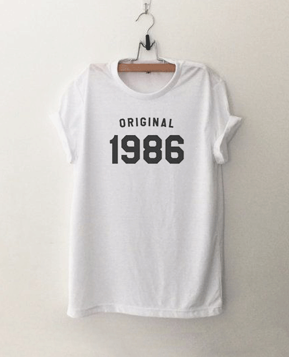 32nd birthday gift for her 1986 Tshirt