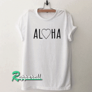Aloha Font Tshirt