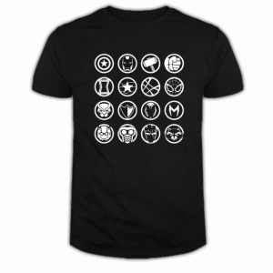 Avengers Infinity War Heroes Icon Tshirt