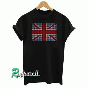 British Flag RHINESTONE Tshirt