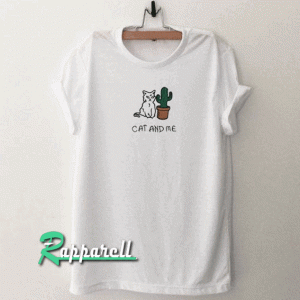 Cat And Me Cactus Tshirt