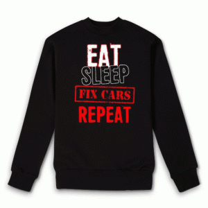 Eat Sleep Cars Repeat Sweatshirt