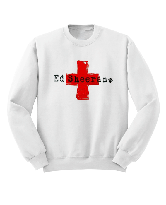 Ed Sheeran Red Cross Sweatshirt