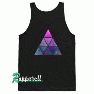 Galaxy triangle Tank top