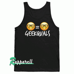 Geekquals (White Text) Tank top