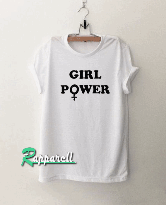 Girl Power Letter Black Tshirt