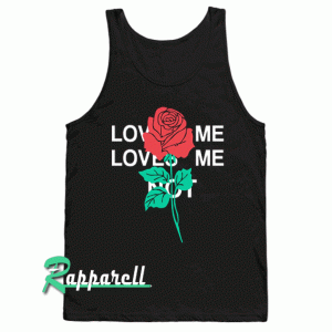 Love Me Love Me Not-Rose Flower Tank top